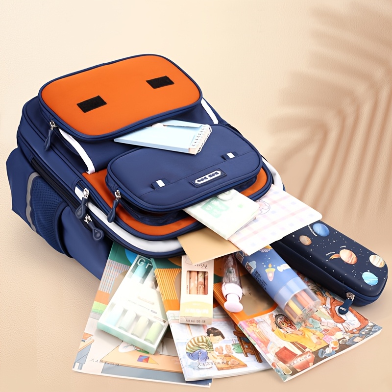 Bobdog Large Capacity Backpack with Spine Protector Design - Lightweight, Adjustable Strap, Zipper Closure, Ideal for Students, New Student Backpack|Modern Backpack|Durable Backpack