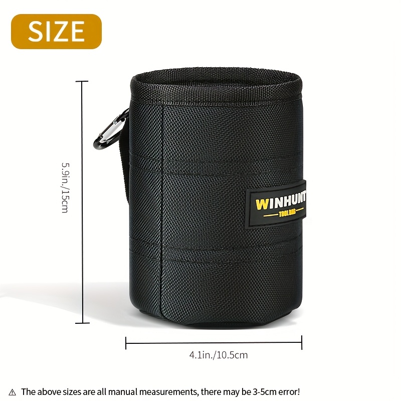 TEMU WINHUNT Borsa per Attrezzi, Borsa per Viti e Chiodi, Rinforzata per Resistenza all'Usura, per Attrezzi Industriali, Borsa per Ripostiglio