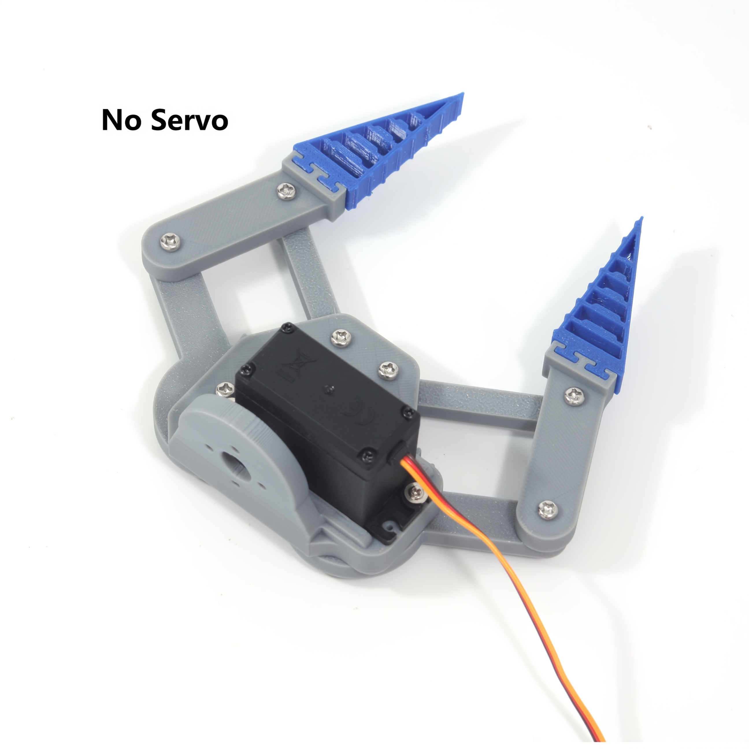 TEMU Bionic Flexible Robot Gripper Kit(no Servo) - Universal Gripper Fingers For Robotic , For Diy Stem Robotics Projects