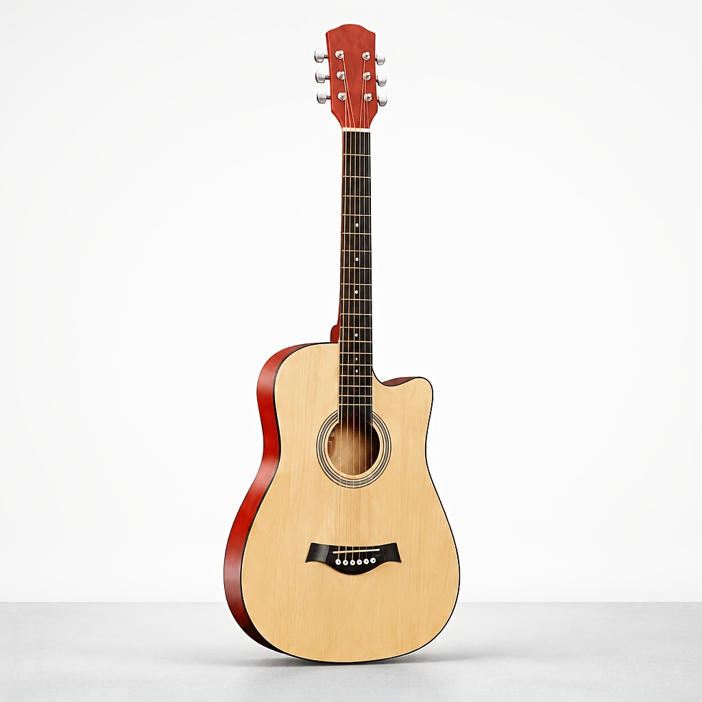 38 Inch Basswood Acoustic Guitar, Portable with Matching Carry... product image 10