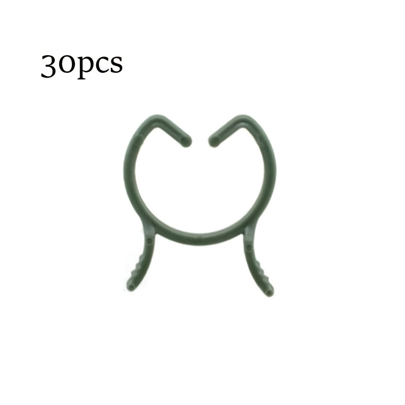 TEMU 30 Pezzi Clip per Piante da Giardino | 2 Misure Supporto per Piantare Pinze Ottimi per Piante Rampicanti e Leva Anello Morsetto di Fissaggio per