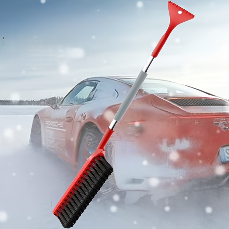 2-in-1 Car Snow Shovel And Ice Pick With Ergonomic Foam Handle And Detachable Ice Pick Head - Heavy-duty Winter Tool, Non-slip Grip, -one And Shovel, Suitable For Cars, Driveways, - Easy To Store And