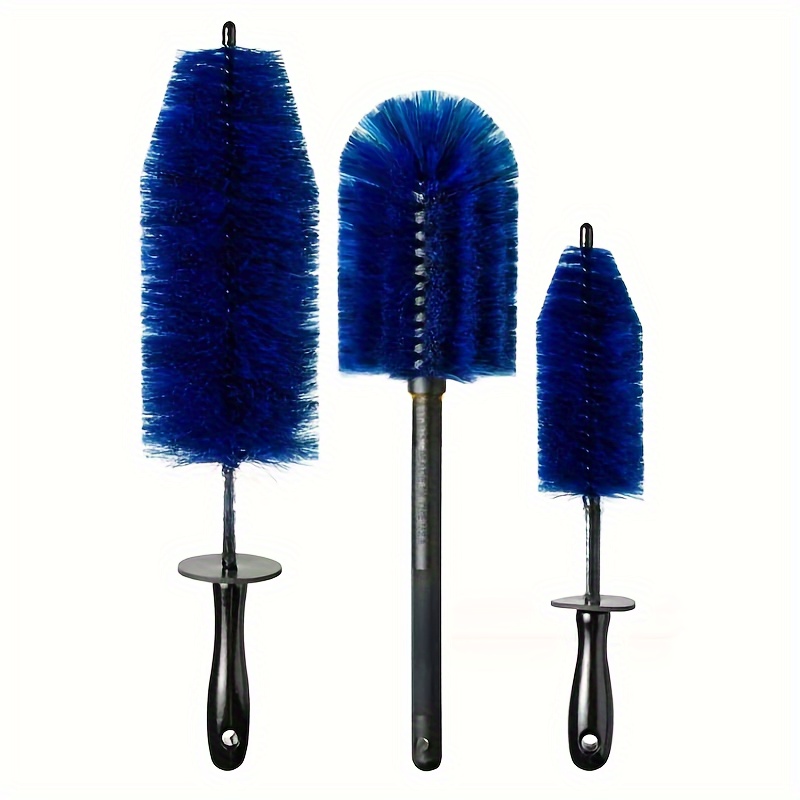 

Blue Detailing Brushes Hair Rim Tire Brake Dust Cleaner Easily Reaches Nook And Crannies 1/3pcs Tool Engine Cleaning