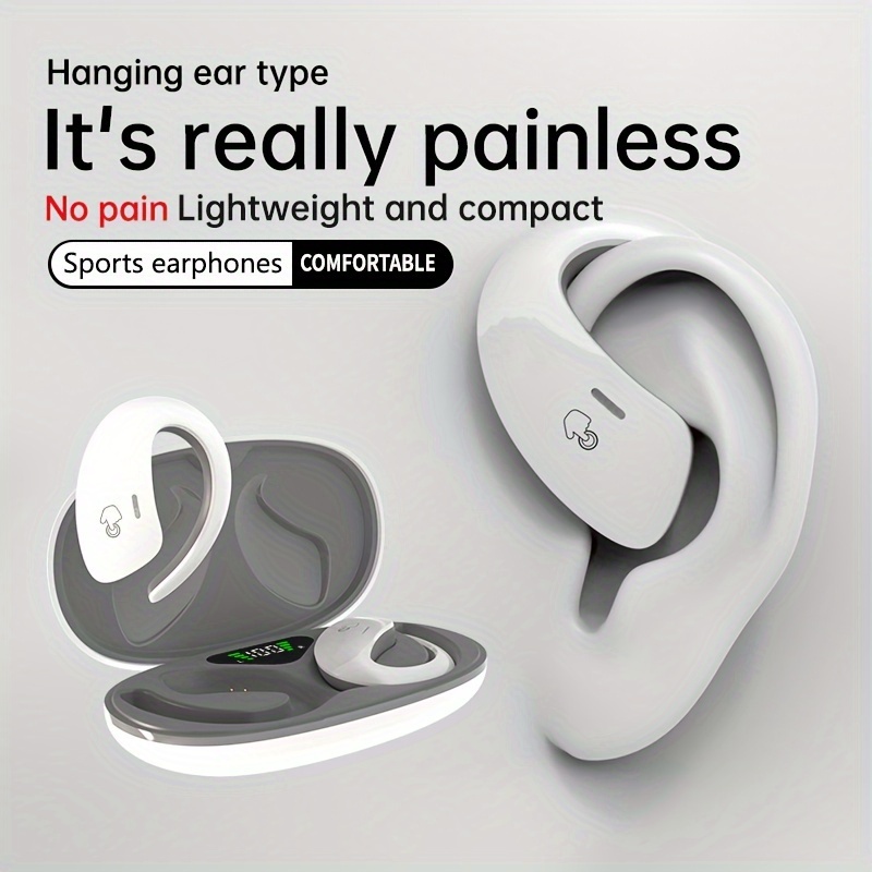 

90h Wireless Earphones - Long- Wireless Advancedenc Cancellation, 3d Bass, And Fitearhooks For Wireless Running - Universal For Los Andandroid Devices