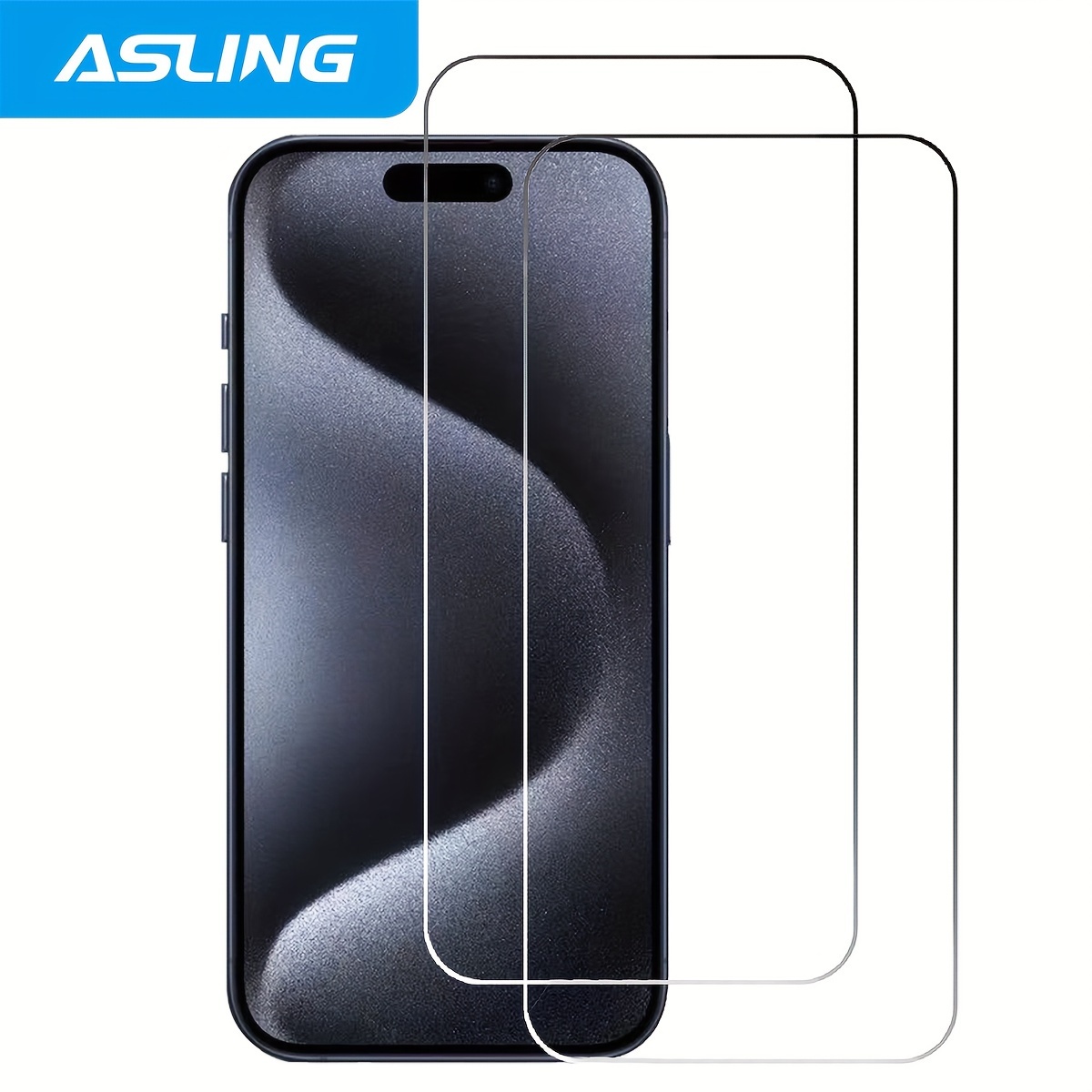 

Two-pack Transparent Tempered Film 2.5 Arc Edge 9h Hardness Phone Screen Protector For Phone 15 Pro Max/15 Pro/15 Plus/15