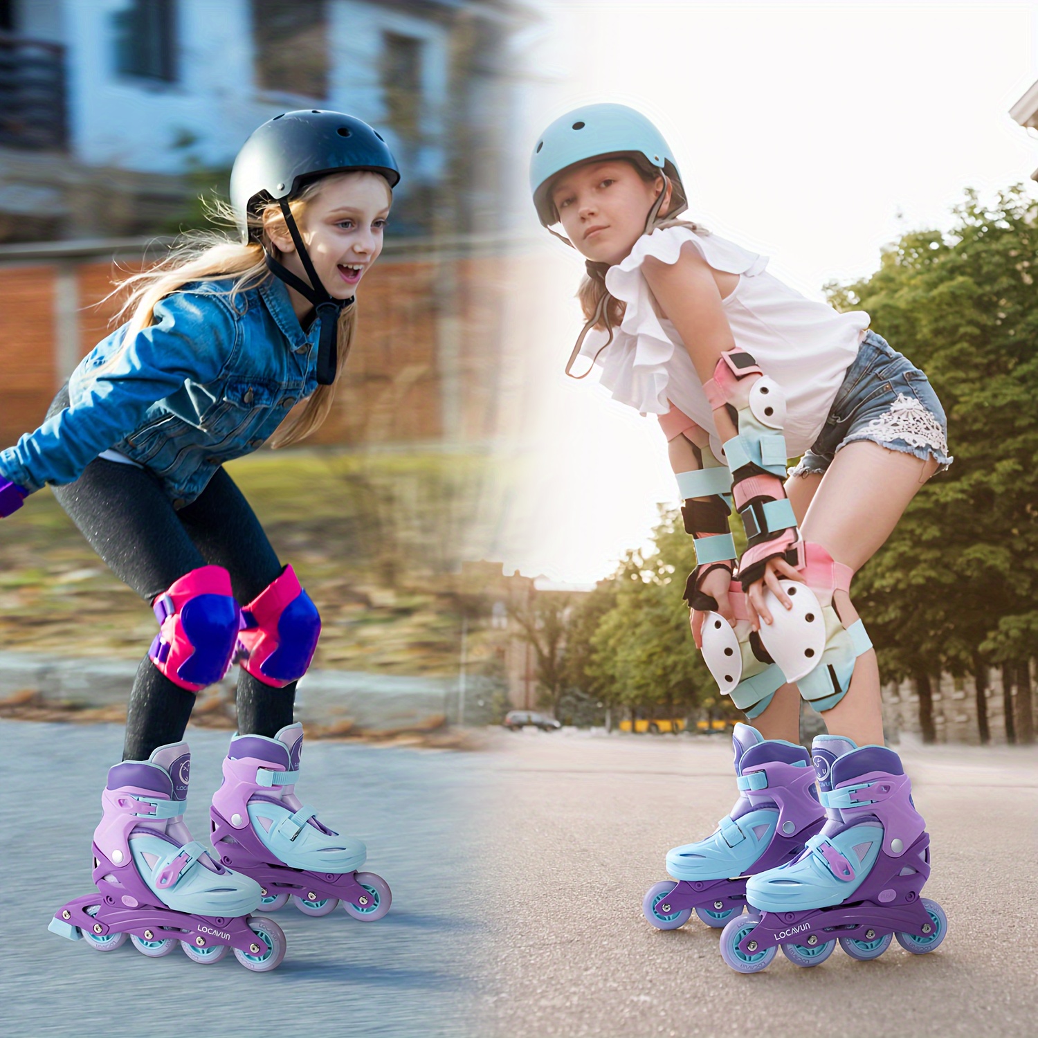 4-perjiijar Adjustable Roller Skates For Kids hotsell