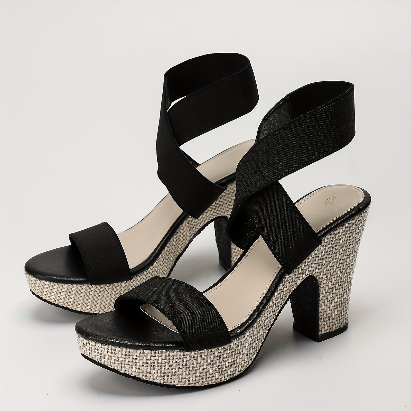 sandali unita moda scarpe zeppa e cinturino Temu Italy