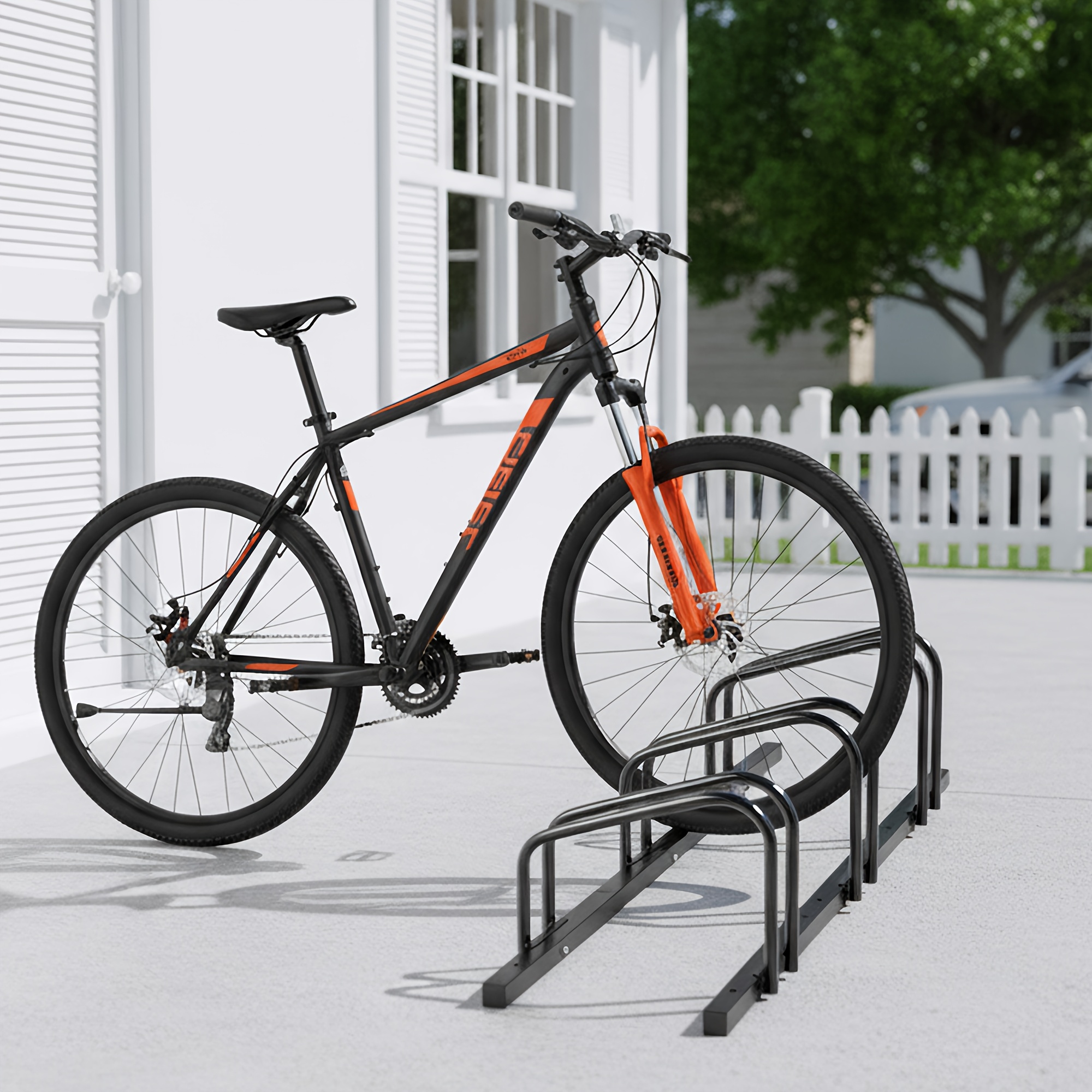 Support à vélo télescopique, réglable en hauteur, aluminium - noir