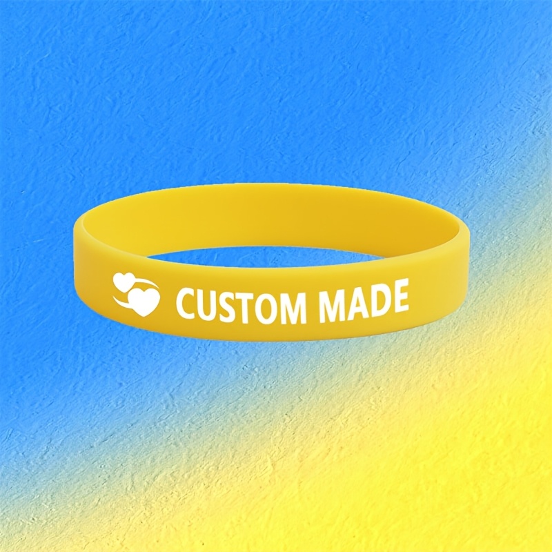 42 Custom Wristbands with Self-Defined Text