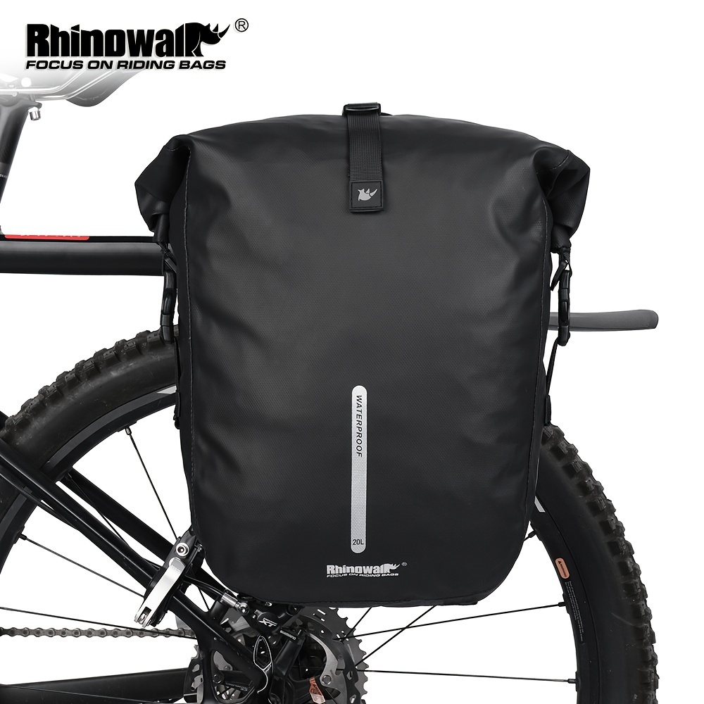 bicycle pannier bag 20l bike rear seat bag side Temu