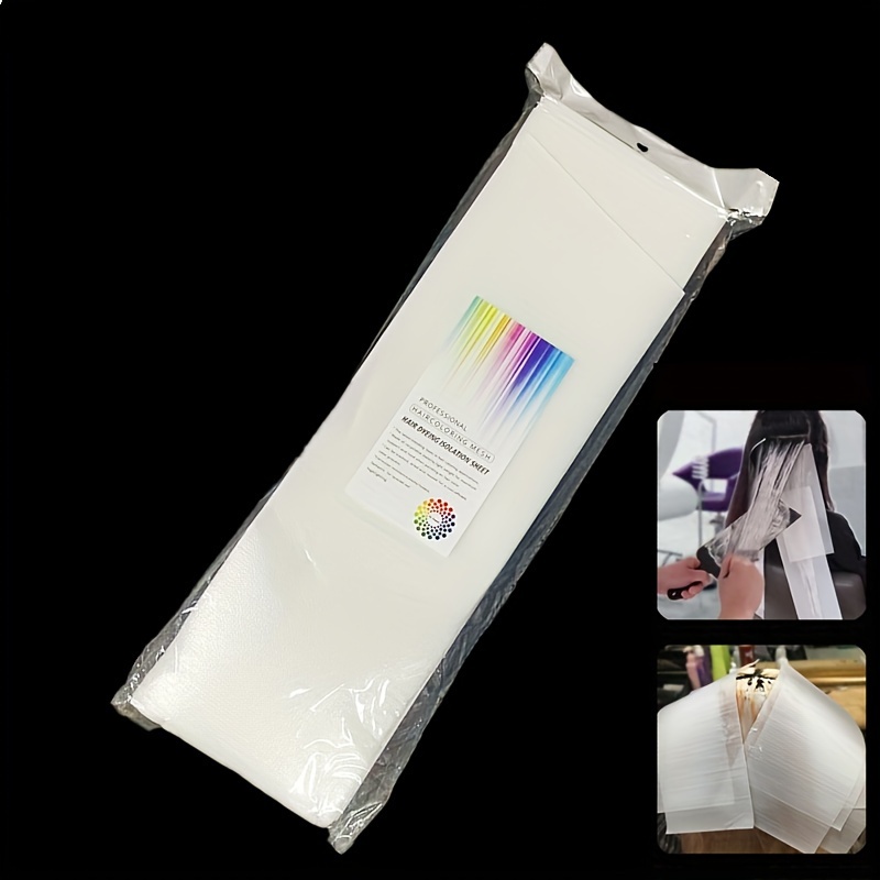 

50pcs Professional Hair Dyeing Paper - Highlight & Color Separation Strips For Salon-quality Hairdressing