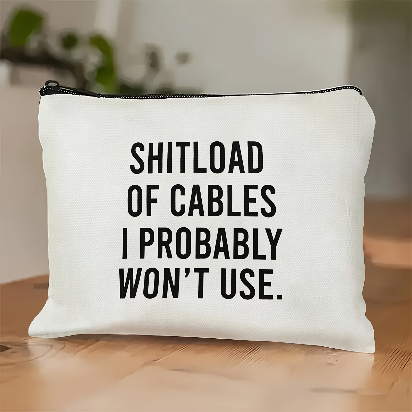 TEMU Shitload Of Cables Bag, Cable Storage, Gift For Him, Gift For Dad, Father's Day Gift, Men', Dad Gift, Christmas For Him
