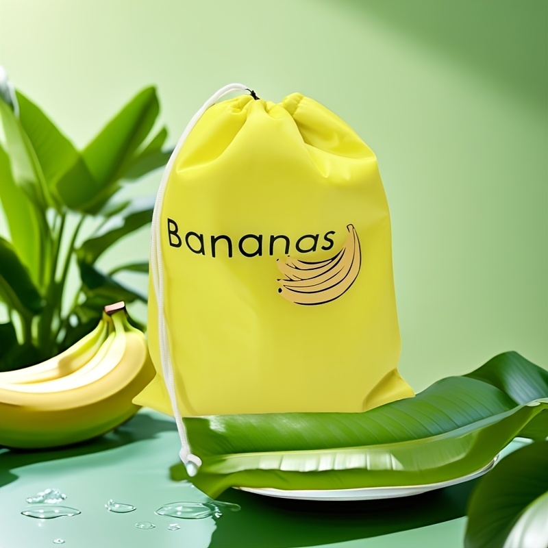 1pc rectangle polyester supermarket home banana   keeping storage bag reusable fruit vegetable freshness aluminum film bag food safety salad preservation box details 10