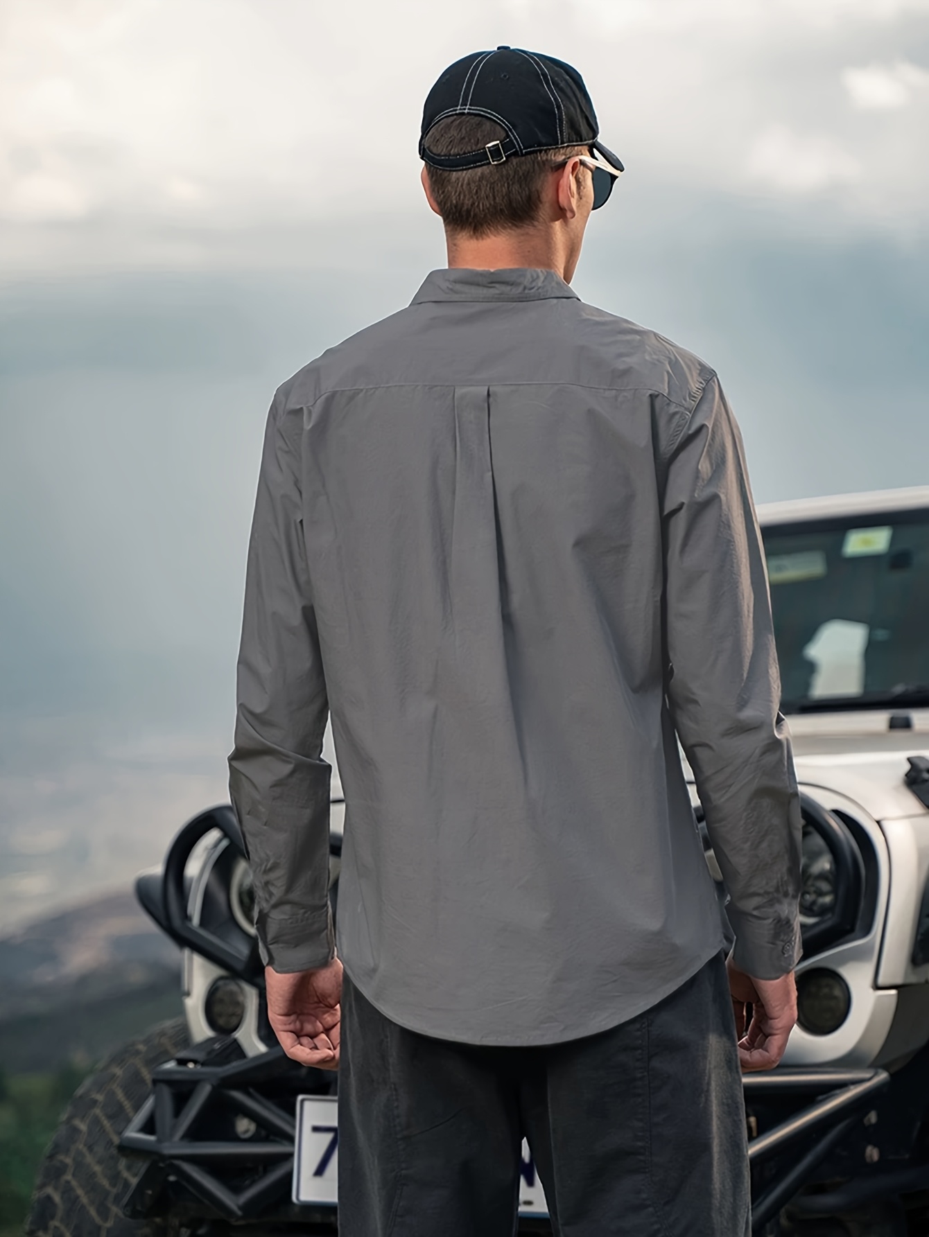 camisa casual negocios hombre larga color - Temu Spain, image size:800x1066