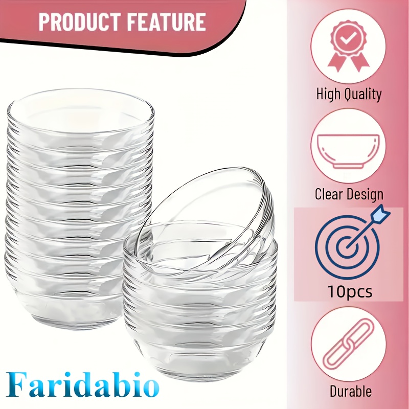 10 st set av genomskinliga bakverkskärl och - Temu Sweden