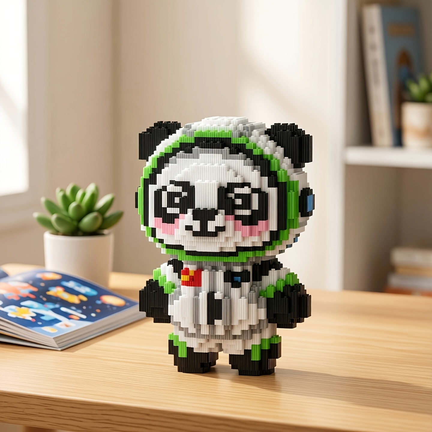 2026 New Linked Granule Manual Assembly Building Blocks Plush Toy Puzzle Challenging Assembly Display, Decorative Item, Halloween Thanksgiving Mother's Day Christmas Gift