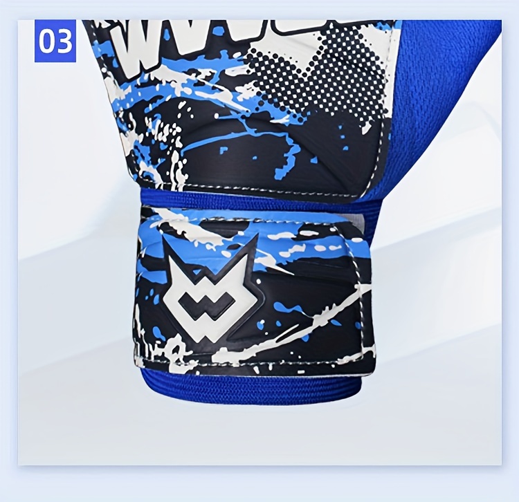 Without finger protection, Football goalkeeper gloves, colored style goalkeeper gloves, strong grip, non sliding football gloves