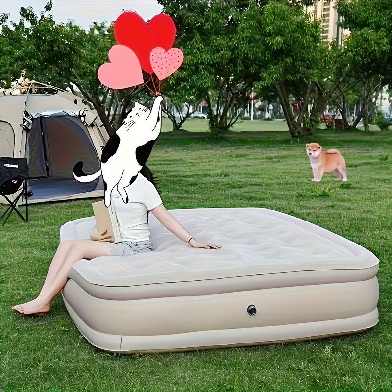 oversized inflatable mattress portable outdoor air bed multi