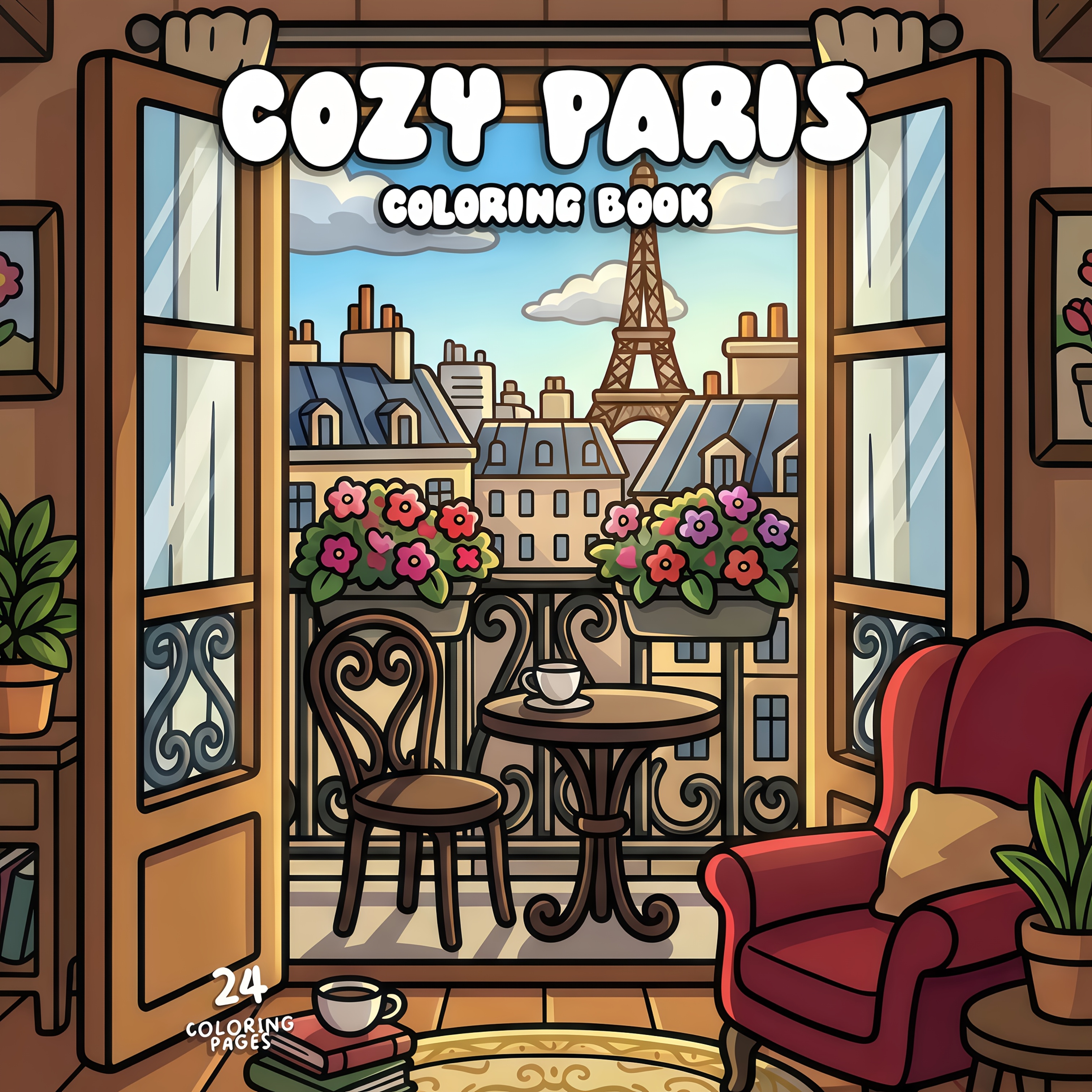 TEMU Libro da colorare a tema paesaggio per bambini, un libro da colorare a tema viaggio, scene da colorare a tema stile di vita. Le intricate da