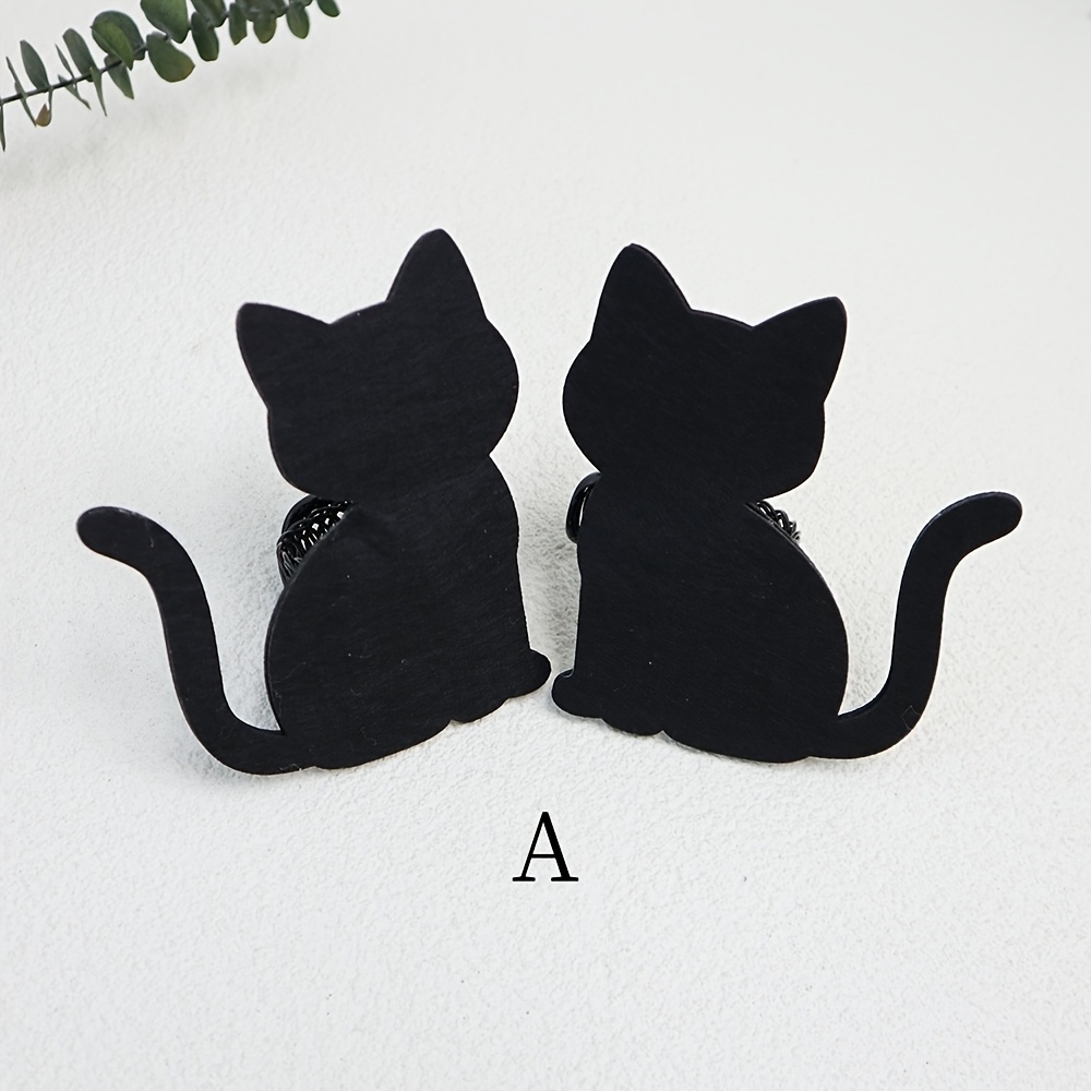 1pair Cute Cat Pattern Curtain Tiebacks Accessory Curtain Holder Curtain Holdback For Home Office Decoration