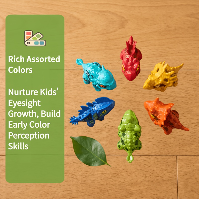 Assembly Dinosaur Scooter, Interchangeable Head Mini Dinosaur Model Toy