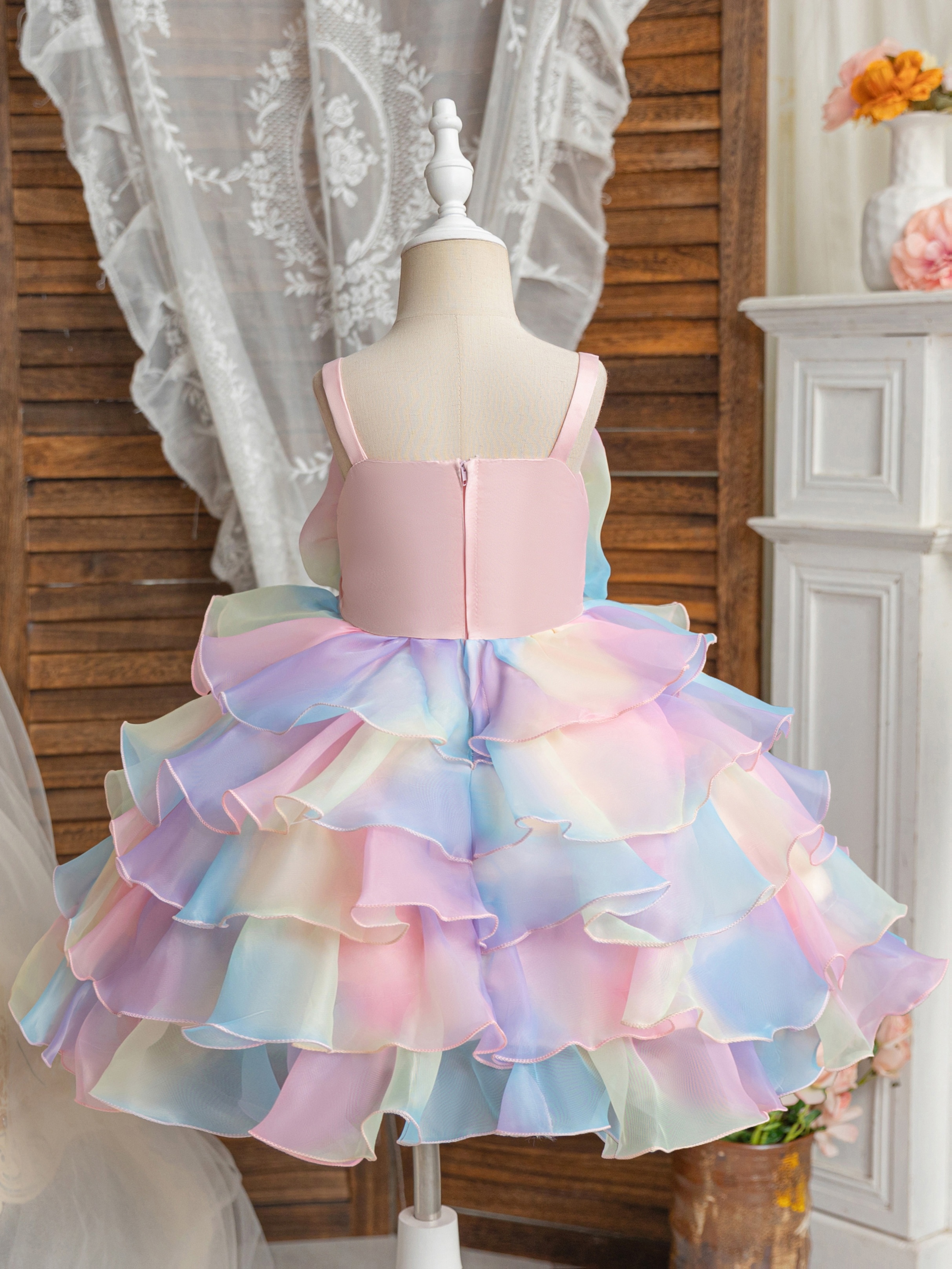 dress pink and blue Mom & Me main image 0