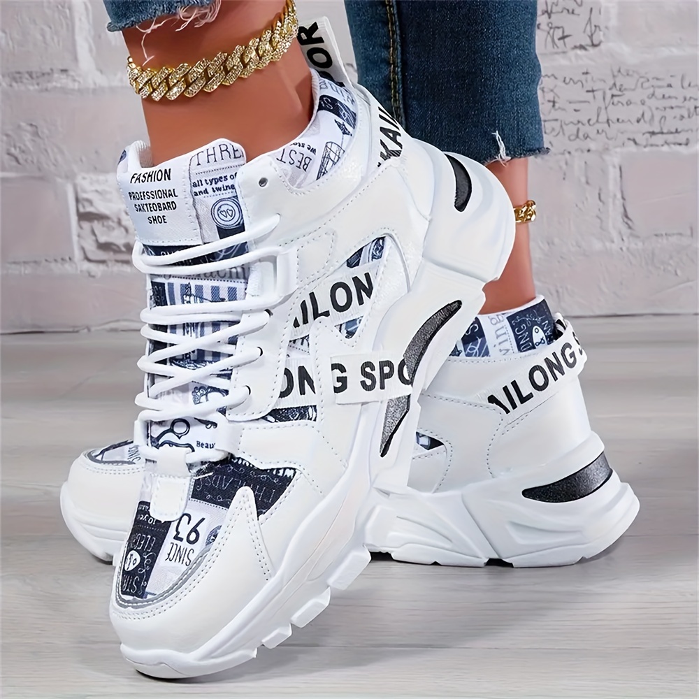 Image of Women's Comfortable Color-block Casual Shoes Outdoor Lightweight Athletic Shoes, Women Shoes, Sneakers