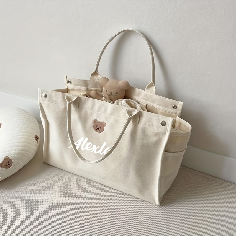 Personalized Custom Embroidered Handbag, Large Capacity Tote