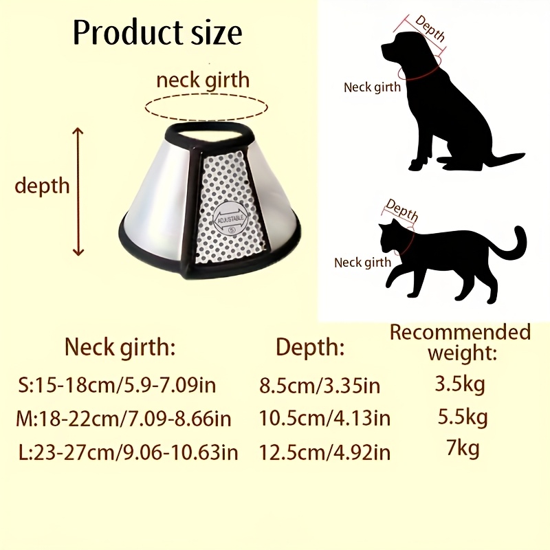 Pet Protective Cover Dog Grooming Cover Bathing Anti-scratch Collar Cat Headgear