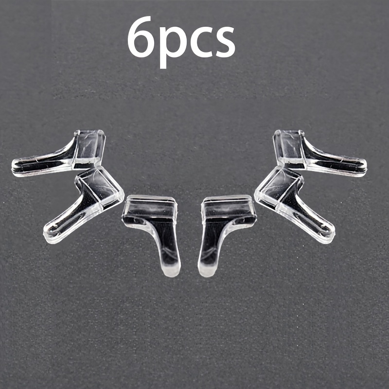 2/6/10pcs Glasses Anti-slip Cover Transparent Fixed Ear Hook Ear Cover Ear Support Sports Anti-drop Hook Posterior Anti-loose Glasses Transparent Anti-slip Cover