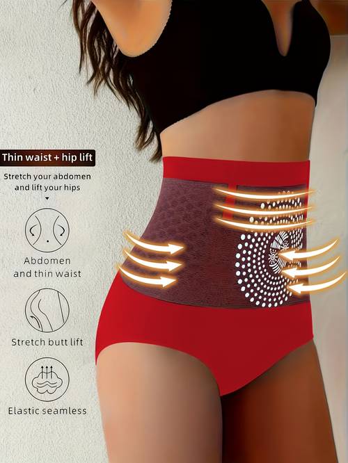 1 piece set light beige black red non slip waistband double layer hip lifting straps for dual security tightens waist and abdomen without loosening lifts hips without shifting fabric fits against the skin for an shaping