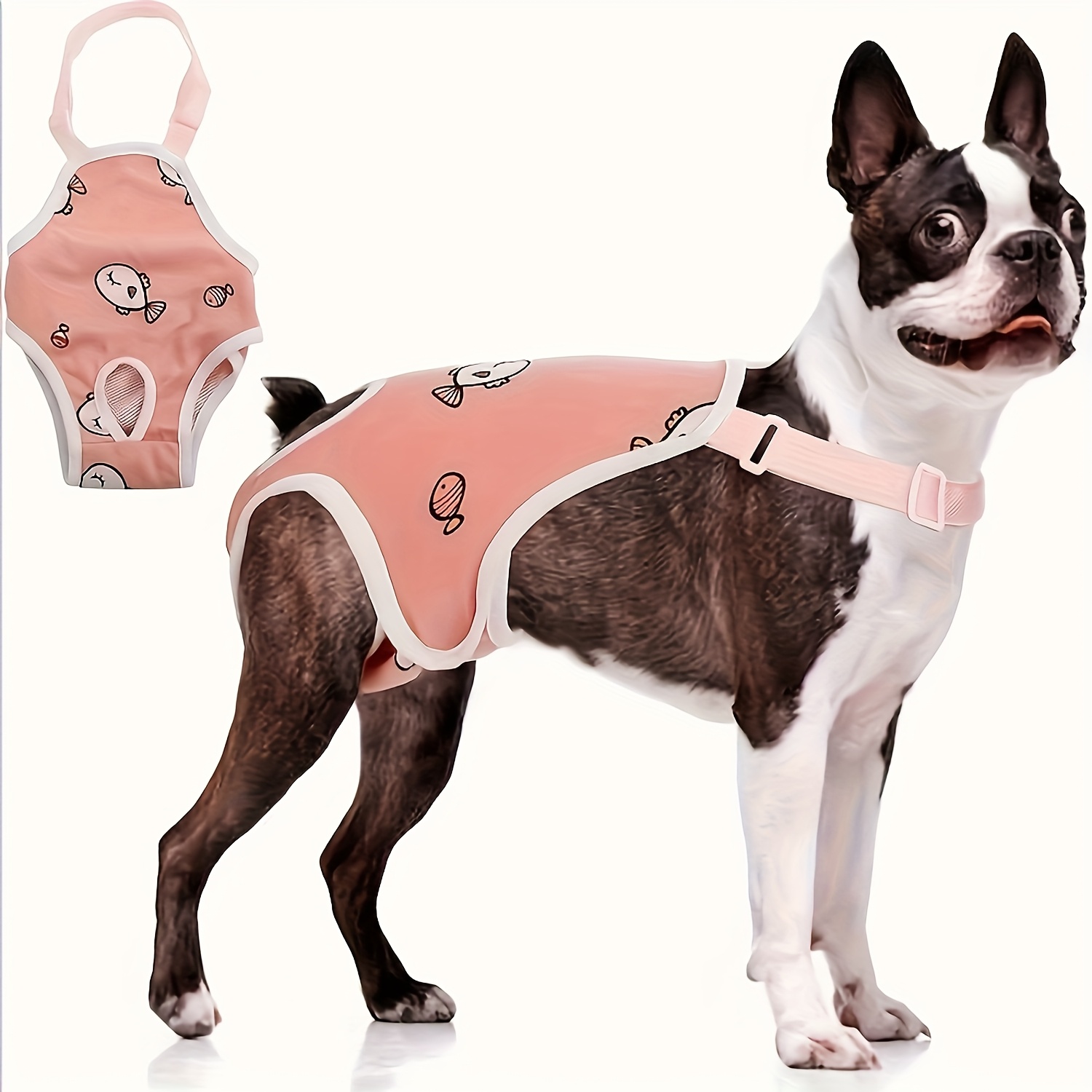 E-shop [Waschbare Hundewindeln] Wiederverwendbare Hundeperiodenhosen – Verstellbare Hundemenstruationskleidung, Atmungsaktives Mesh-Design, Bequeme