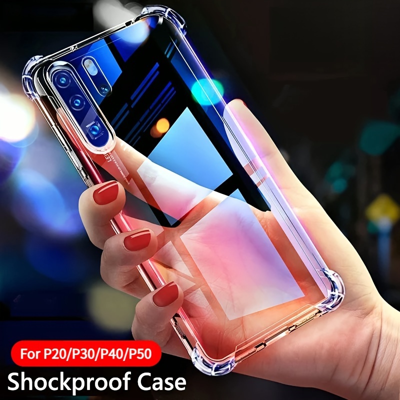 

Coque de protection anti-salissure transparente antichoc pour Huawei P20 P30 P40 - Coque de protection arrière pour Huawei Mate 20 Lite