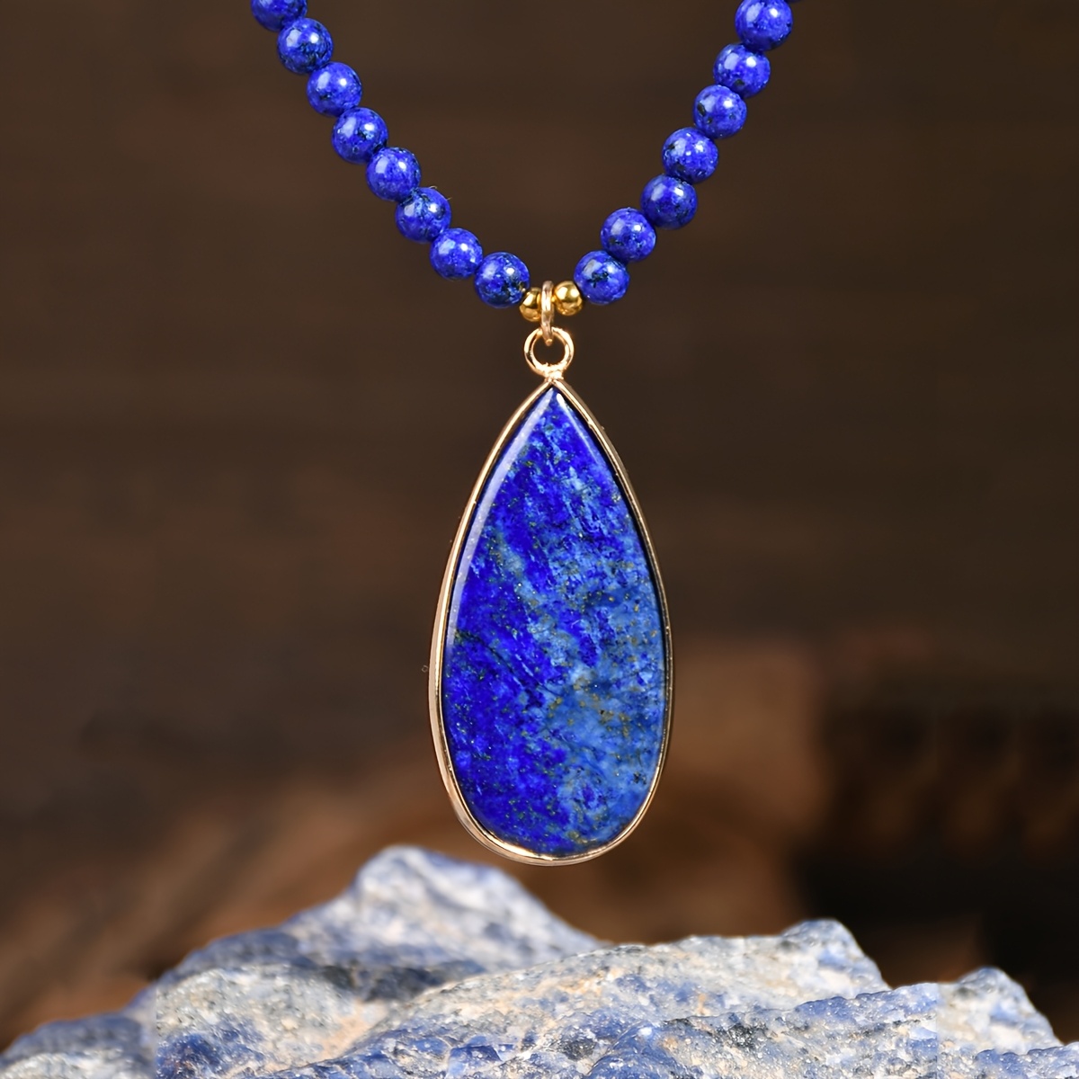 TEMU 1 Collana boh矇mien elegante con e perline, da donna, lusso , sensazione premium, ciondolo a , catena da , adatta per l'uso , feste, vacanze,