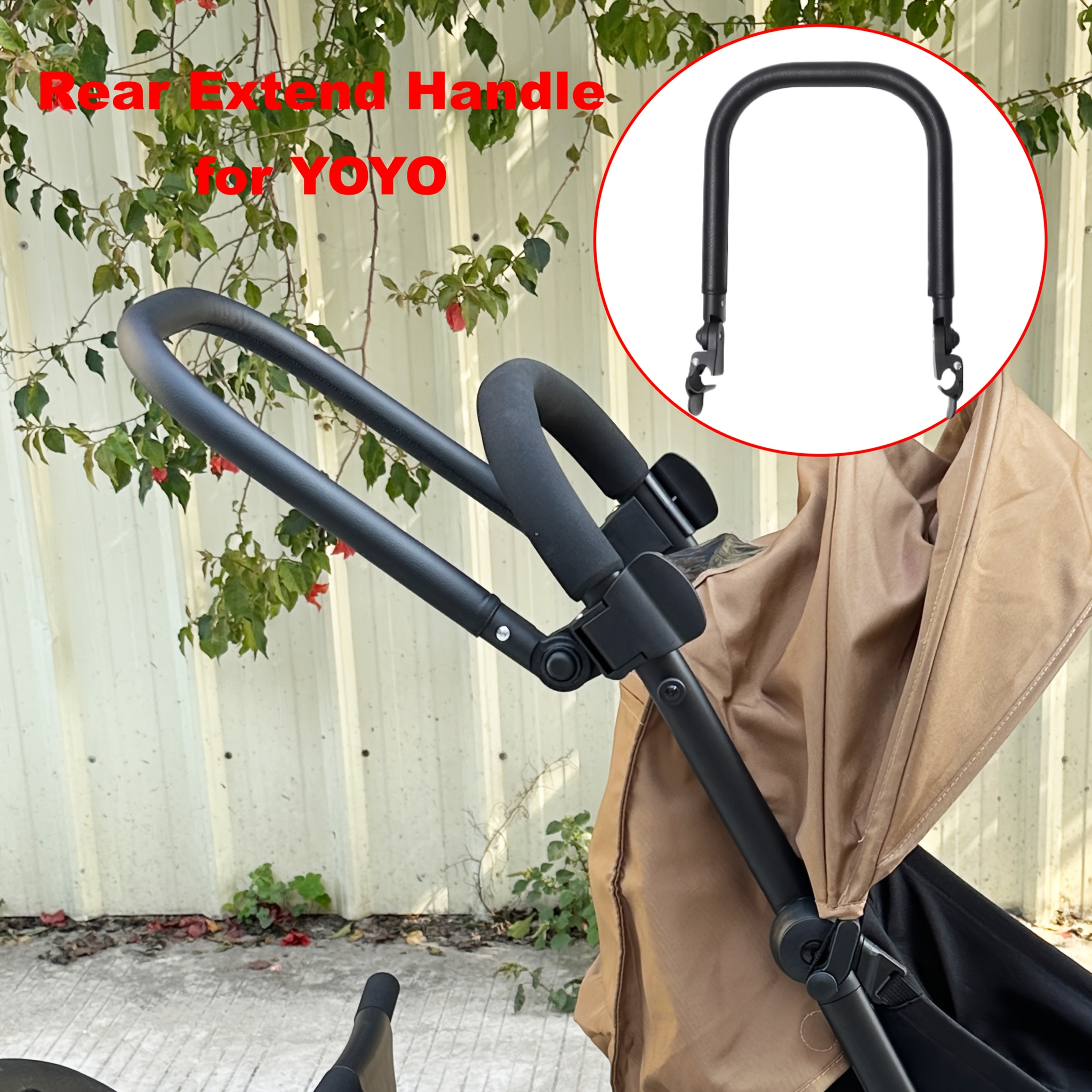 TEMU Heightened And Widened Handrails For Yoyo Strollers