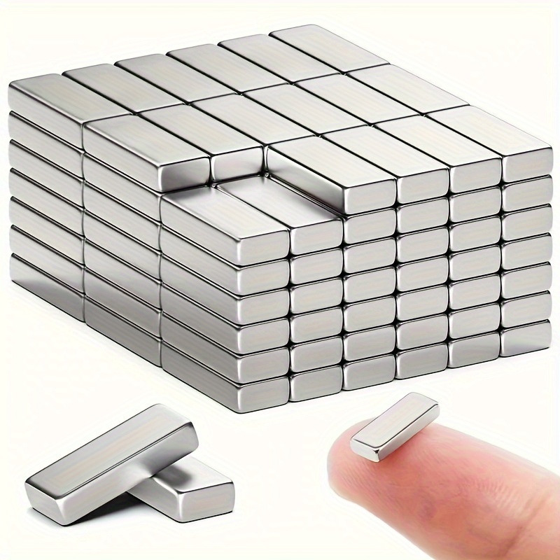 

80/100pcs Magnets, 10x5x2mm, Rectangular Earth Magnets, Metal, , For Tool , Cabinets, Decor, Toolboxes, Magnets, Xiongchuci