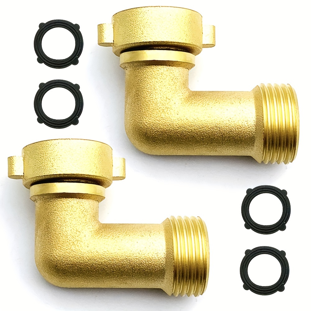 90 Degree Garden Hose Elbow With Shut Off Valve Ght Solid - Temu Canada