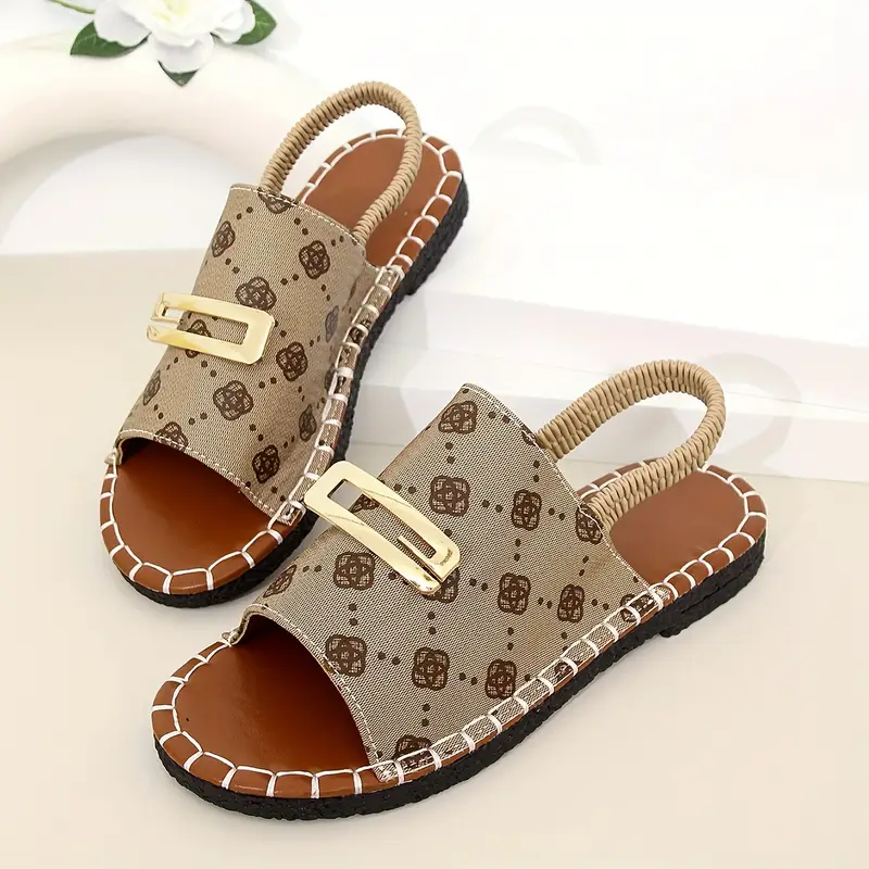 summer casual flats for women with tassel detail slip on open toe sandals with rhinestone accents insole man made materials flat heel slide shoes details 1
