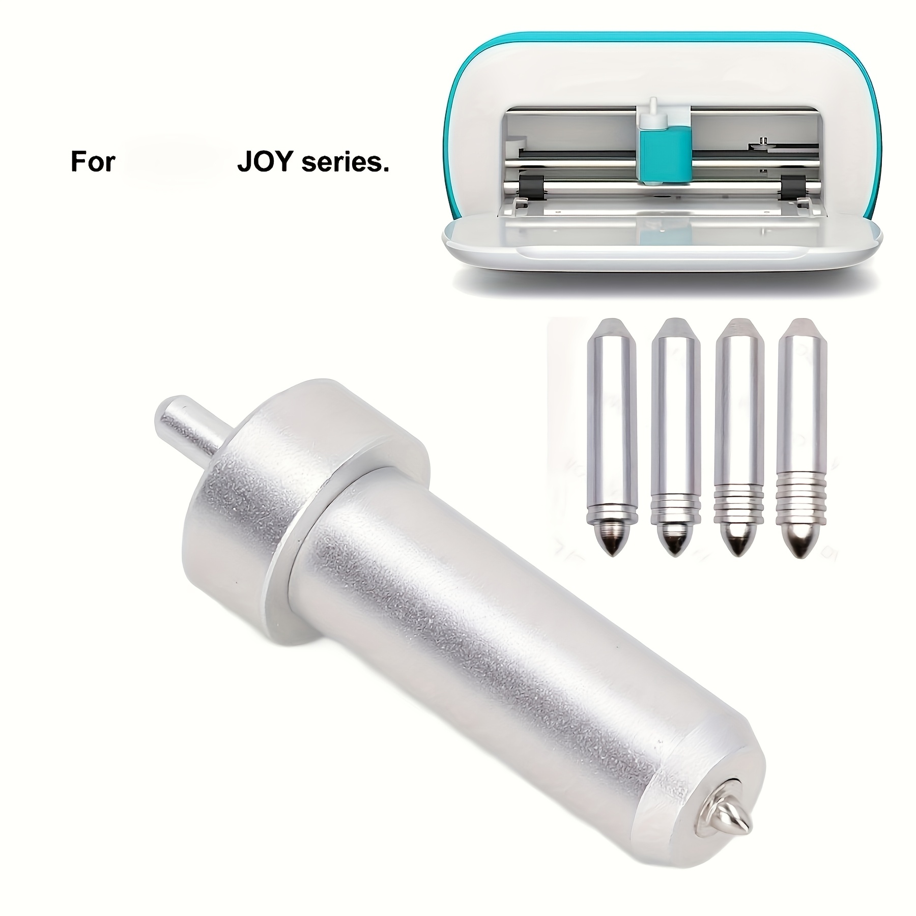 

Kit de Transfert de Feuille Joy 4-en-1 avec Embouts Interchangeables (Fine, Moyenne & ) + Boîtier - Idéal pour les Loisirs Créatifs DIY sur des en Plastique, Pas d'Électricité