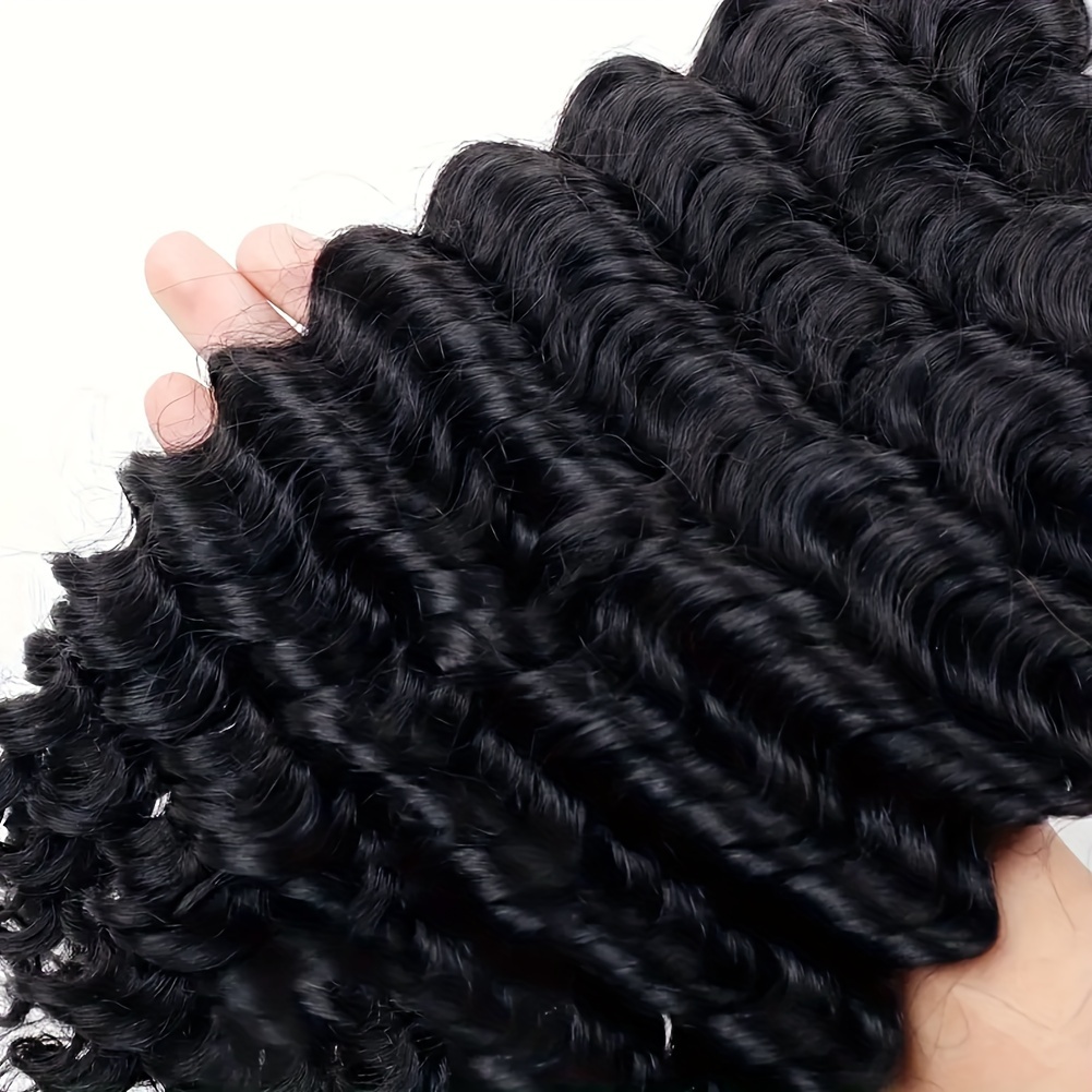 Deep Wave Bulk Human Hair Braiding No Weft Micro Braiding - Temu