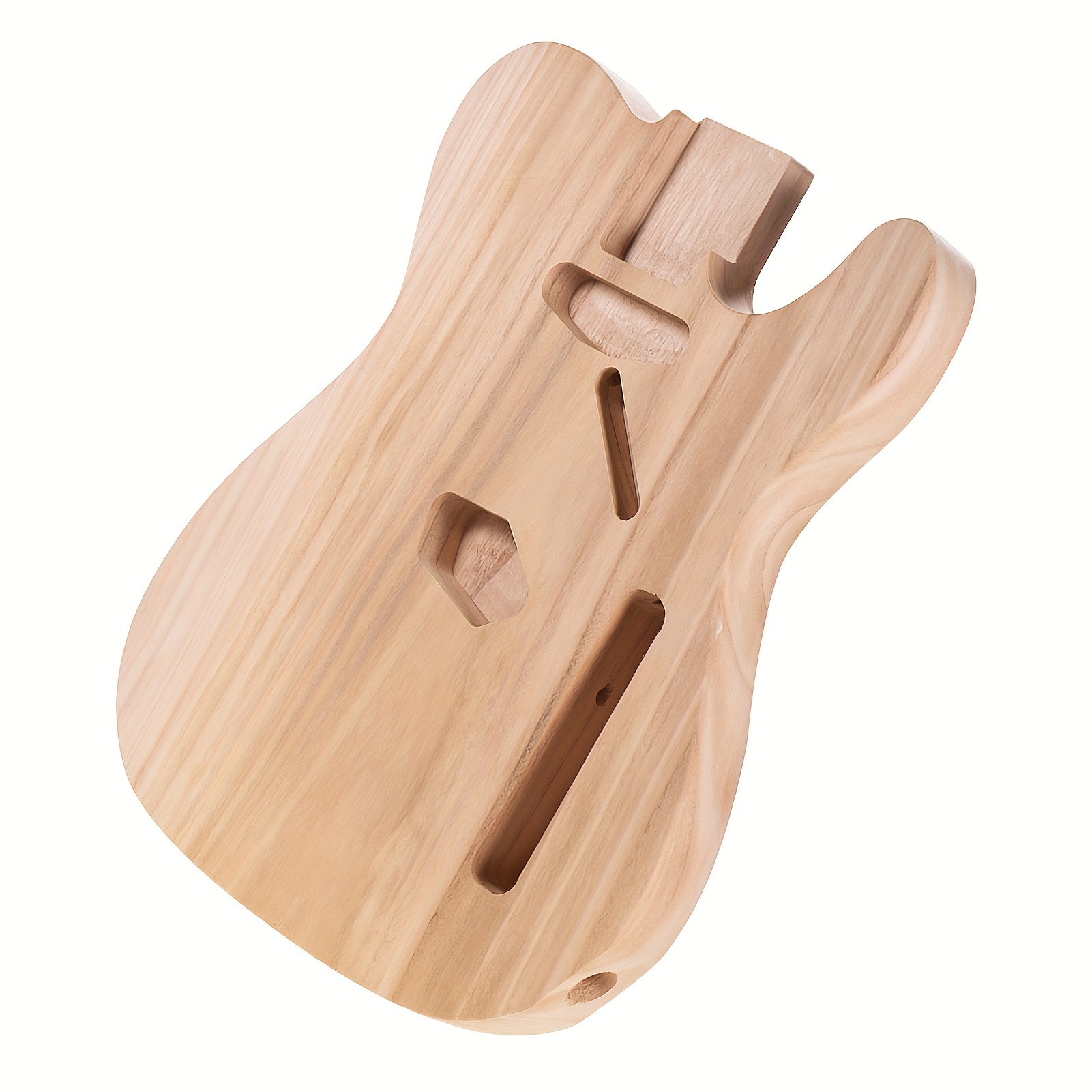 

T02 Unfinished Electric Guitar Body Wood Blank Guitar Barrel For Electric Guitars