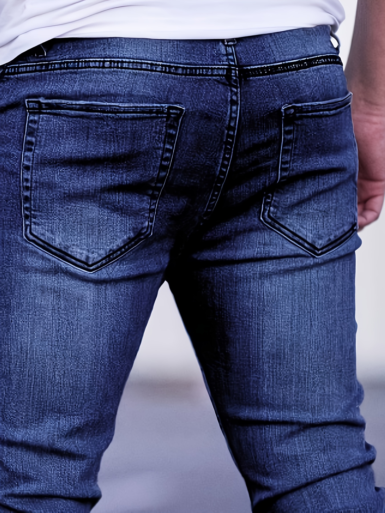 Gengyuan'S - Men'S Slim-Fit Casual Stylish Stretchy Denim Long Pants