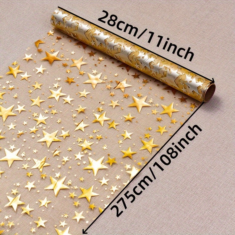 TEMU Runner 11x108 - Metallic Polyester Fabric For Christmas, Wedding & Birthday Decorations