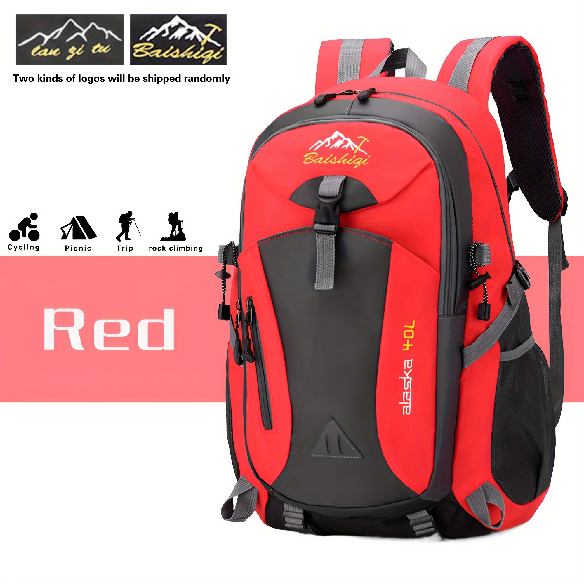 Mochila multifuncional de gran capacidad para exteriores, bolsa de montaña resistente y ligera, mochila para senderismo, bolsa deportiva para entrenamiento, bolsa de viaje elegante, bolsa ligera para ciclismo - Imagen 7