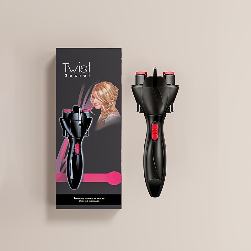 TEMU Hair Curler/braid Maker, Dual-use Home/travel, Automatic Braiding And Styling, French Braid Maker Women And, Can Create Braids, Buns, And Updos,