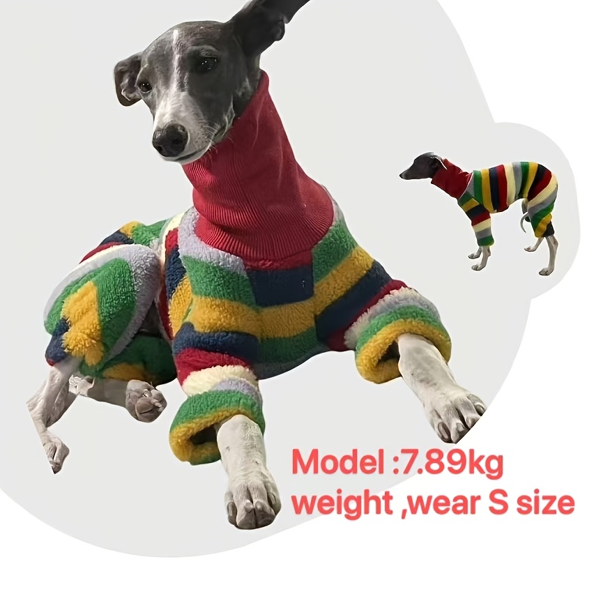 

Fashionable Knit Polyester Dog Sweater, Warm Fleece Pullover For Small To Medium Breeds, Ideal For Greyhounds & Rabbit Hunting Dogs, Autumn & Winter Pet Apparel