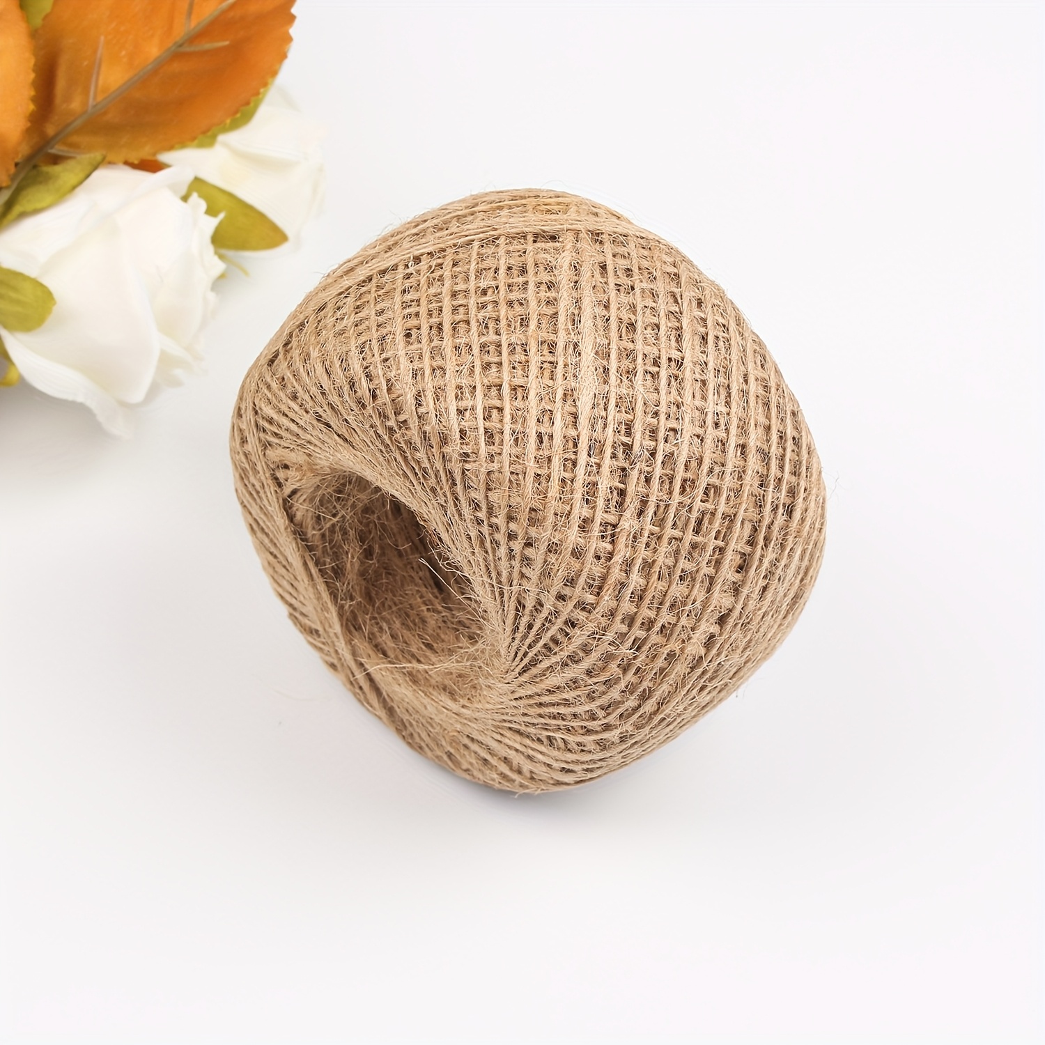 TEMU 1mm Diy Hand-woven Colorful Jute Rope Decorative Vintage Style Photo Clips, Jute Rope 30/50 Meters