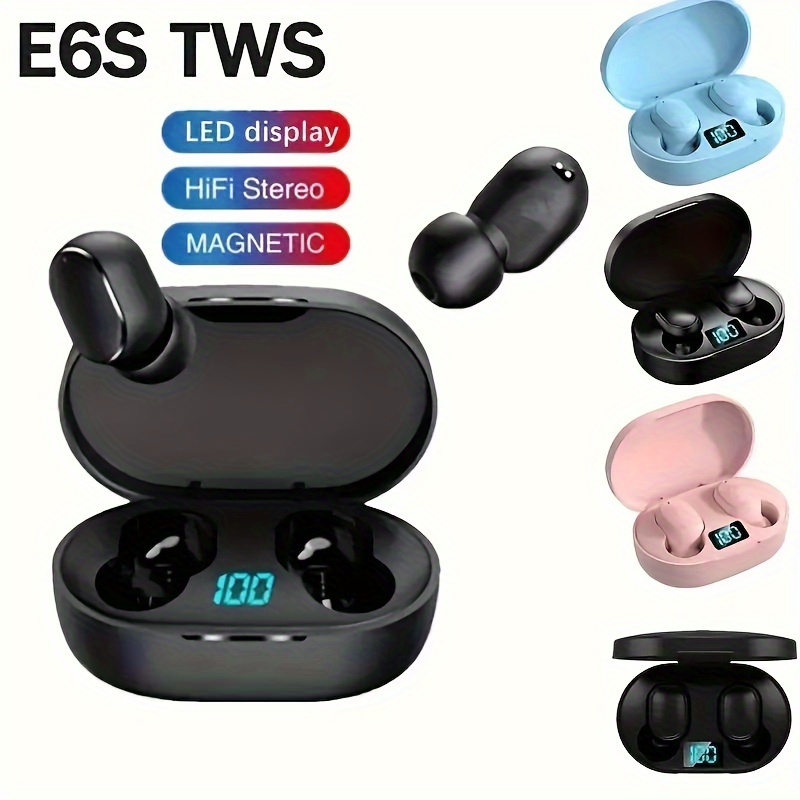 

Double-ear Display Super Long Wireless Headphones Portable Sports Mini Earplugs Stereo In-ear Style