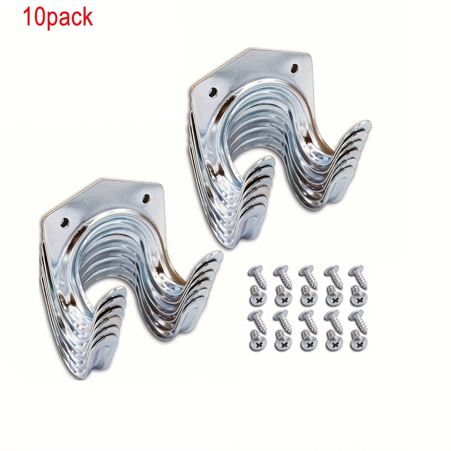 

10pcs Stainless Steel - , - Hangers For & Tool Storage Organizer