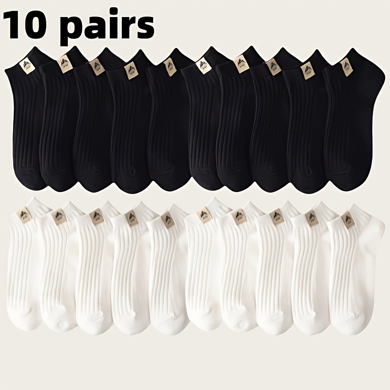 10/20 Pairs Men's Socks - Odor-resistant, Comfortable, Breathable, Suitable For